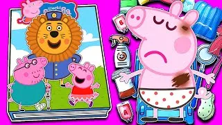 Thumbnail: ❤️DIY Paper❤️ Make Quiet Book Peppa Pig | Oh no, Peppa Pig Gets Kidnapped By Bad Guys