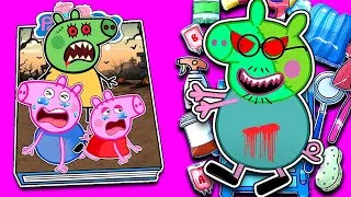 Thumbnail: ❤️DIY Paper❤️ Make Quiet Book Peppa Pig | Peppa Pig vs Zombies