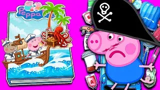 Thumbnail: ❤️DIY Paper❤️ Make Quiet Book Peppa Pig | The Treasure Hunt 💰Peppa & Delphin Donkey