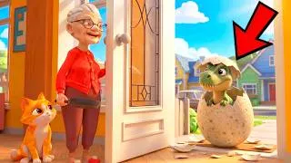 Thumbnail: T-REX Moves Into Granny's House! 🙀🦖 (I Am Cat VR)