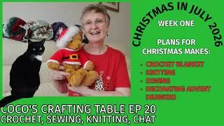Thumbnail: Christmas in July 2026 Week 1 - ambitious plans, Christmas blanket