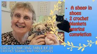 Thumbnail: Crochet blankets update, crochet sheep in shoes and more