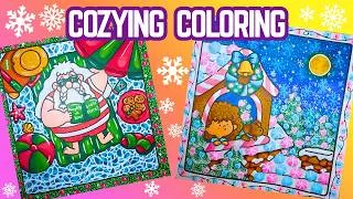 Thumbnail: Trying NEW Techniques: Cozy Christmas Coloring 🎨