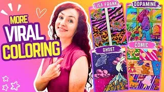 Thumbnail: Trying the Most Satisfying Viral Coloring Trends