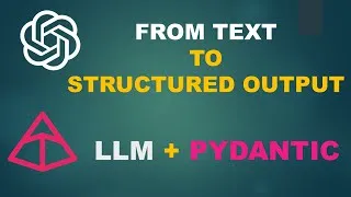 Thumbnail: Structured Output from LLMs Using Pydantic (Beginner’s Guide)