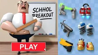 Thumbnail: All Items Unlock GREAT SCHOOL BREAKOUT! Boss and Roblox Obby New Update