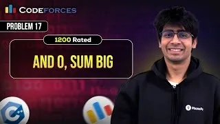Thumbnail: Codeforces 1200 Rated Training Sessions | Problem 17: AND 0, Sum Big