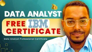 Thumbnail: IBM Data Analyst FREE Certificate | Data Analyst Professional Certificate IBM