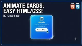 Thumbnail: Animated Hover Effects for Cards | No JavaScript Required 
