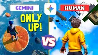 Thumbnail: Gemini vs Human: Who Can Make the Best Only Up Game? 😱 | AI vs Human Challenge