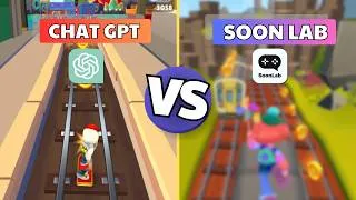 Thumbnail: I Challenged 2 AI to Build a Subway Surfers Game 😱 | ChatGPT vs SoonLab