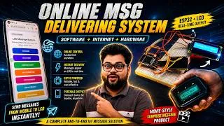 Thumbnail: Online Message Delivering System Using ESP32 | Mobile Se LCD Par Message | IoT Project