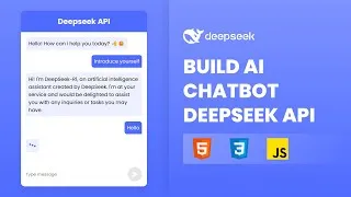 Thumbnail: Build AI Chatbot with Deepseek API | Chatbot AI HTML CSS & JavaScript