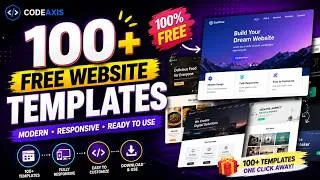 Thumbnail: 🔥 Best FREE Website Templates for Developers | Download, Customize & Launch Your Website (2026)