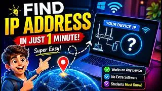 Thumbnail: 📢 Don't Know Your IP Address? Watch This!