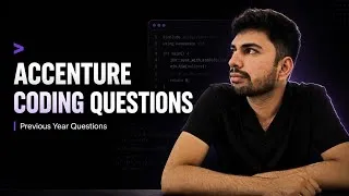 Thumbnail: Accenture Coding Assessment | Accenture Coding Question Solved | Actual Previous Year Solution