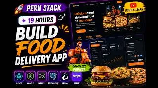 Thumbnail: Build a Complete Food Delivery App with PERN Stack | React, Node.js, PostgreSQL, Prisma & Stripe