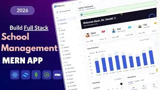 Thumbnail: School Management System MERN Stack Complete Backend (Part 1) | Node.js, Express, MongoDB, JWT