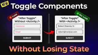 Thumbnail: Activity Component in React 19 [Easiest Way]