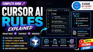 Thumbnail: Cursor AI Rules Explained | Project Rules, User Rules, Team Rules & AGENTS.md Complete Guide [Hindi]
