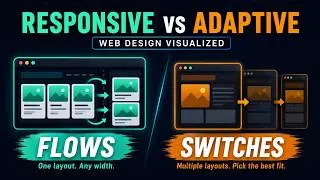 Thumbnail: Responsive vs Adaptive Web Design | Visualized