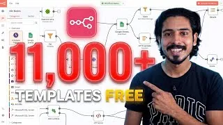Thumbnail: 11,000+ n8n Templates FREE! Install This Chrome Extension