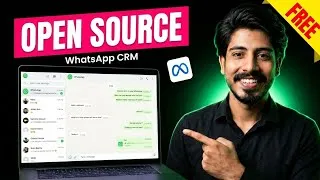 Thumbnail: FREE Open-Source WhatsApp CRM (Meta Official API) | Full Setup in Malayalam