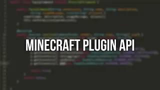 Thumbnail: The Minecraft Plugin API is here!