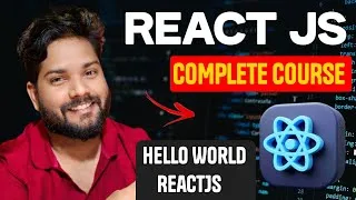 Thumbnail: React JS Complete Course 🔥 | Part -3 | First Project in React js  #Reactjs #fullstackdeveloper