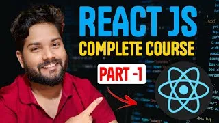 Thumbnail: React JS Complete Course 🔥 | Part -1| Master React with Real Projects #fullstackdeveloper