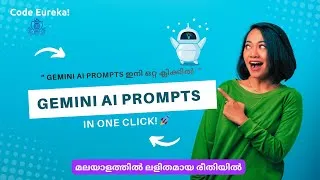 Thumbnail: Gemini AI Prompt Photo Tutorial Malayalam | Create Stunning AI Images Easily | Code Eureka