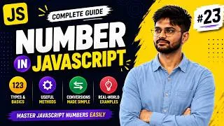 Thumbnail: Numbers in JavaScript Explained | Number Methods & Examples | JavaScript