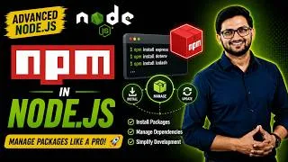 Thumbnail: Nodejs Tutorial 22: npm in Node.js Explained | Package Manager Every Developer Must Know