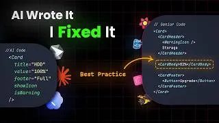 Thumbnail: I Let AI Build My App… Then Fixed It Like a Senior