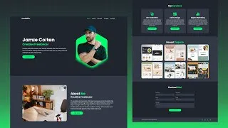 Thumbnail: How to Make a No Code Portfolio Website | Step by Step Guide