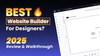 Thumbnail: Best Website Builder for Designers? 2025 Tutorial & Review