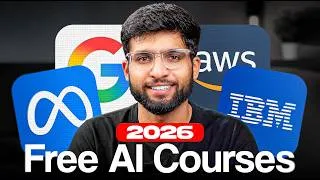 Thumbnail: Free AI Courses with Certificates | Online Courses for Skill Development 