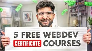 Thumbnail: Free Certification Courses for Web Development | Free Web Development Courses with Certificates