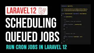 Thumbnail: How to Schedule Jobs in Laravel 12 #laravel