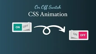 Thumbnail: CSS Toggle Button | On Off Button Using HTML & CSS | Step by Step Tutorial