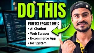 Thumbnail: How to Choose Final Year Project Topic 😤 | Biggest Confusion Solved for CSE Students