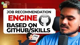 Thumbnail: Job Recommendation Engine based on GitHub/Skills | Best CSE Project Ideas for Final Year Students