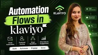Thumbnail: Automation Flows in Klaviyo | Swarna Dev | Email Marketing Batch