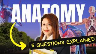 Thumbnail: Anatomy Practice Questions | 5 Questions Explained in Detail