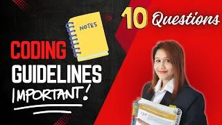 Thumbnail: Coding Guidelines Practice Questions | 10 Questions to Test Your Knowledge