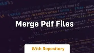 Thumbnail: merge pdf files