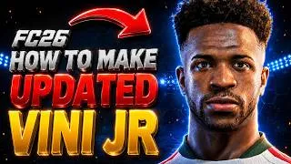 Thumbnail: How to Make UPDATED VINICIUS JR in EA FC 26 (New Chin)