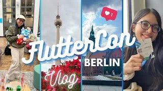 Thumbnail: Speaking at my 3rd International Tech Conference | FlutterCon Berlin 2023 Vlog