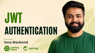 Thumbnail: Spring JWT Authentication | JWT Internals & Stateless Security | Spring Boot Full Course #38