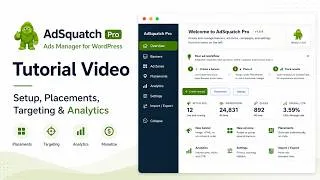 Thumbnail: AdSquatch Pro Tutorial - WordPress Ads Manager for Banners, Placements, Targeting & Analytics